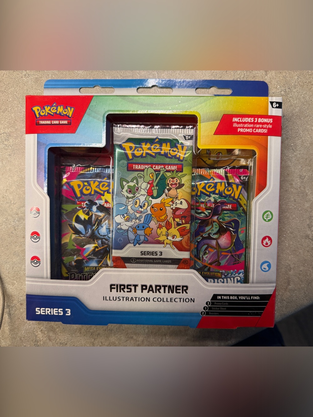 Pokemon First Partner Illustration Collection - Rainbow & Blue Accents
